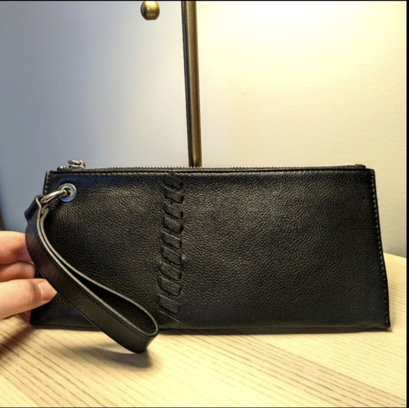 SOLD Latico NJ USA and Rachel Roy Black Leather Wristlets - Picture 9 of 12